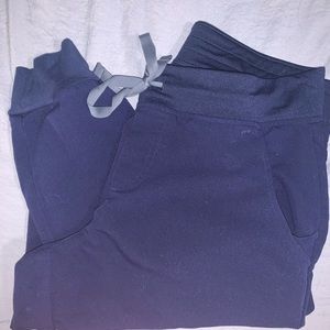 Navy blue fig scrub set